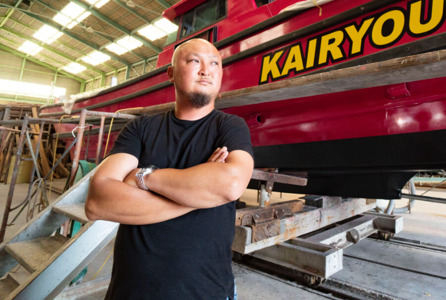 四代目 山下洋介（船頭歴15年）